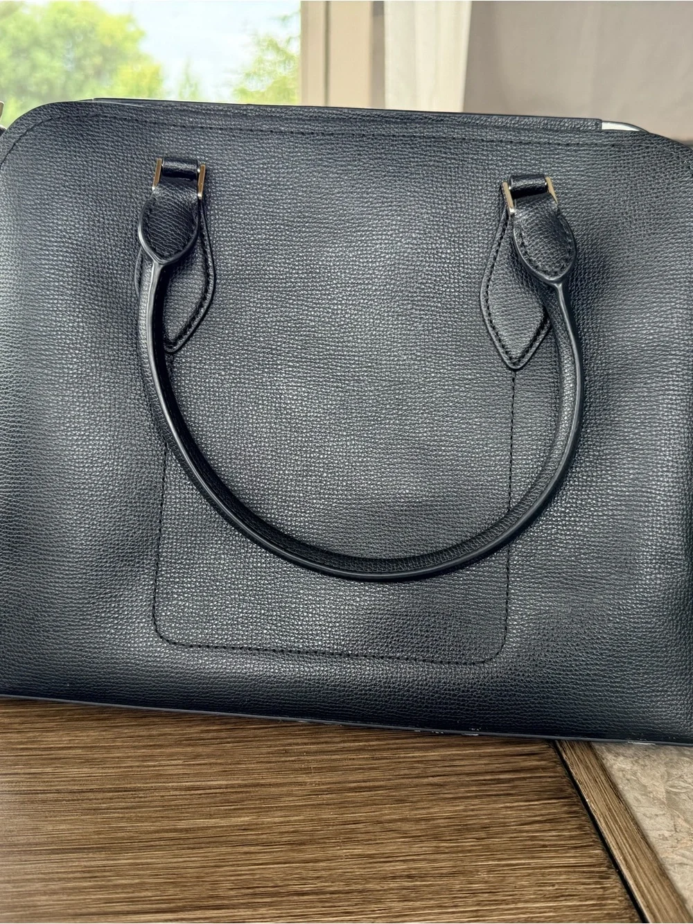 Kate Spade Darcy Small Satchel – Black Pebbled Leather